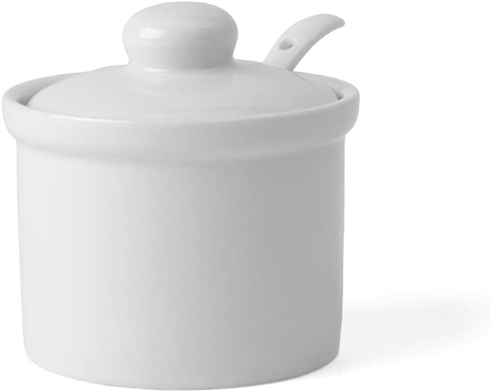 Holst Porcelain AT 216 FA1 Kanystr 0,17L Sud se lžičkou, bílý, 8,5 x 8,5 x 6,5 cm
