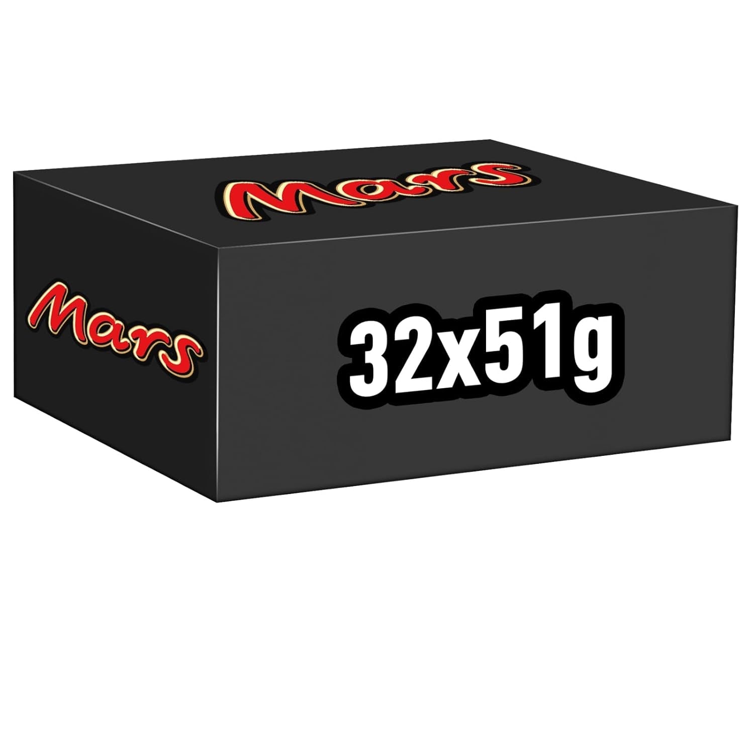 Čokoládové tyčinky Mars, s karamelem, nugátem a mléčnou čokoládou, 32 balení x 51 g