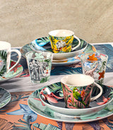 18 kusů exotického porcelánu Tavola Service