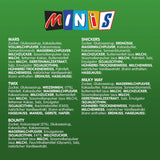 Mixed Minis, Snickers, Bounty, Twix, Milky Way, Čokoláda hromadné balení, Jedno balení (1 x 400 g) (balení 5 ks)