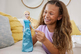 Elsa Mattel Disney panenka Frozen, panenka Frozen, rozčesatelné blond vlasy, polohovatelné, odnímatelné boty, dárky Disney, hračka od 3 let, HLW47