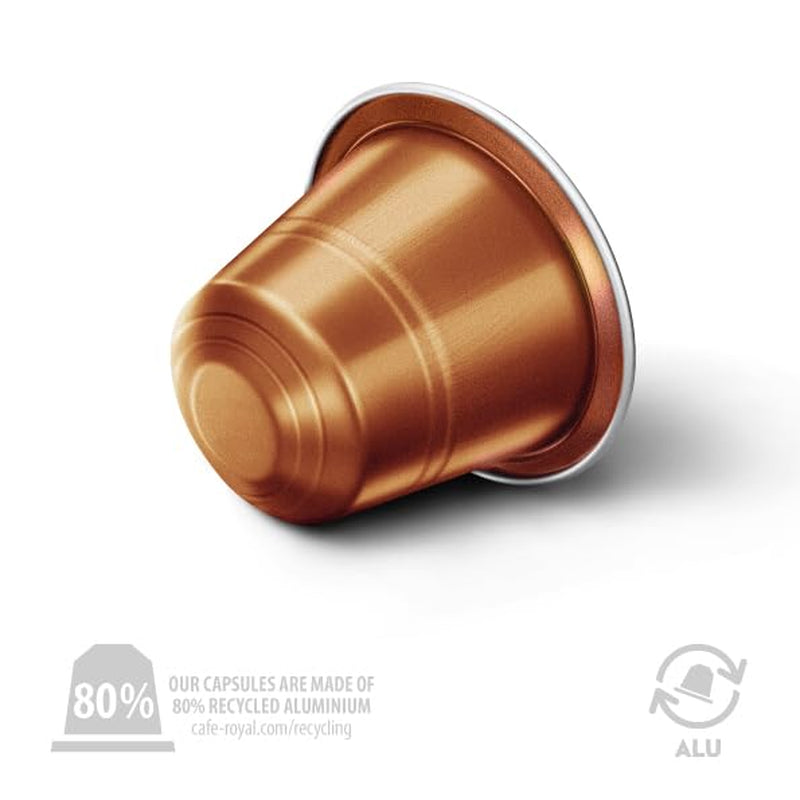 Café Royal Peru Lungo Bio – Kaffeekapseln kompatibilní s Nespresso®, 100% Arabica z Peru, krémová, Intensität 5/12, Fairtrade, 100 Kapseln