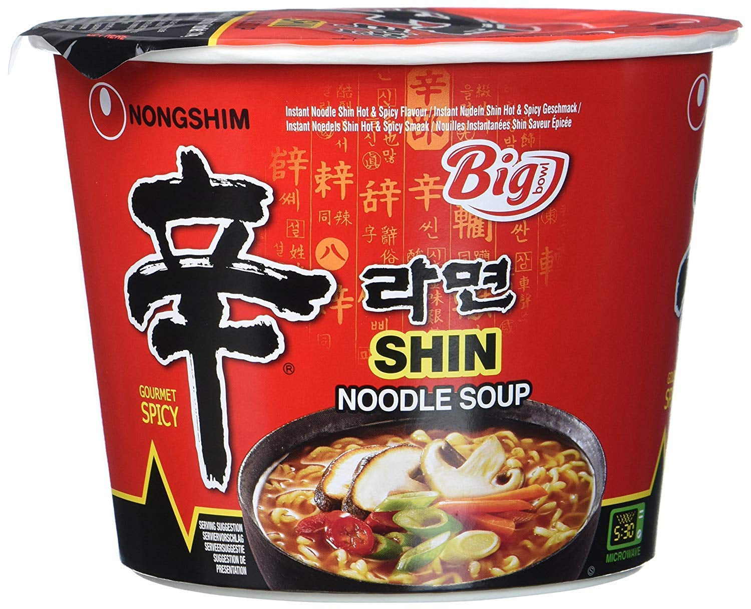 NONGSHIM – Soon Veggie Ramyun instantní nudle – 6 x 112 g – více balení