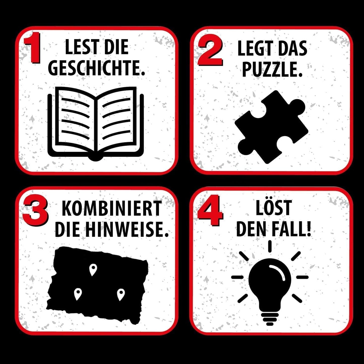 Die Drei??? Děti - Krimi puzzle - Pozor, mořská příšera Od KOSMOS 680664, 150 dílků, Záře ve tmě, Čtení, hlavolamy, luštění hlavolamů, detektivní hlavolamy pro děti od 7 let Puzzle Naty Shop
