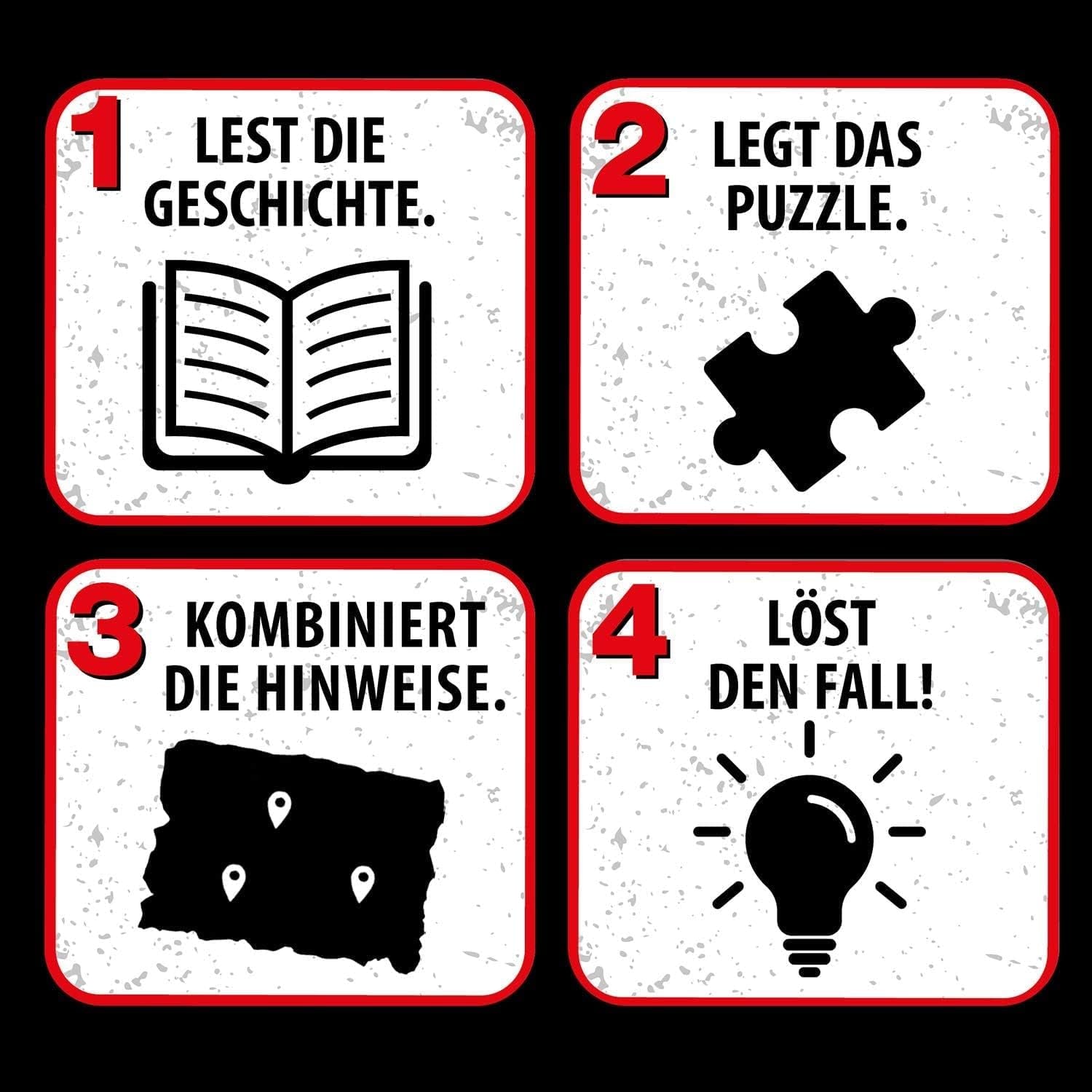 Die Drei??? Děti - Krimi puzzle - Pozor, mořská příšera Od KOSMOS 680664, 150 dílků, Záře ve tmě, Čtení, hlavolamy, luštění hlavolamů, detektivní hlavolamy pro děti od 7 let Puzzle Naty Shop