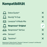 od Amazon Lungo Aluminium-Kaffeekapseln, kompatibilní s Nespresso, mittelgeröstet, 100 Stück (5 Packungen mit je 20 Stück) – Rainforest Alliance zertifiziert