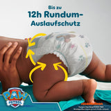 Plenky Pampers Baby-Dry Puppy Patrol Edition, velikost 5, 186 plen, 11 kg - 16 kg, až 100% ochrana proti vytečení a celonoční pohodlí