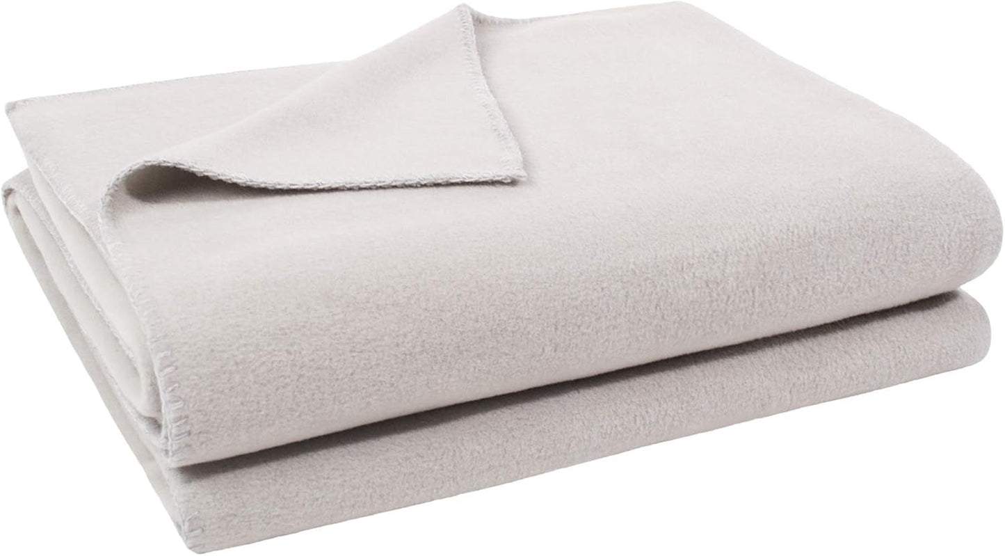 Zoeppritz Decke in Der Farbe: Rot, Aus 65% Polyester, 35% Viskóza Hergestellt, Gre¶ÃŸe: 160X200 Cm, 103291-235-160X200