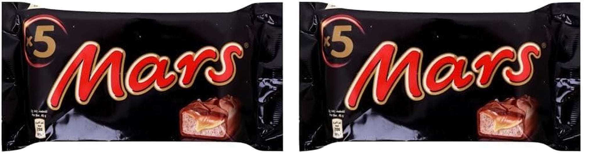 Mars Čokoládové tyčinky Karamelová čokoláda 1 balení 5 tyčinek (1 x 225 g) (balení 2 ks)