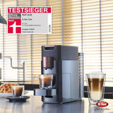 Espresso kávovar s kapslemi K-FEE ONE na kávu, čaj a kakao | Kompaktní espresso | Rychlý ohřev | Nádrž na vodu 0,8 l | 19 barů | Černá měď | Vítěz testu Stiftung Warentest 2023