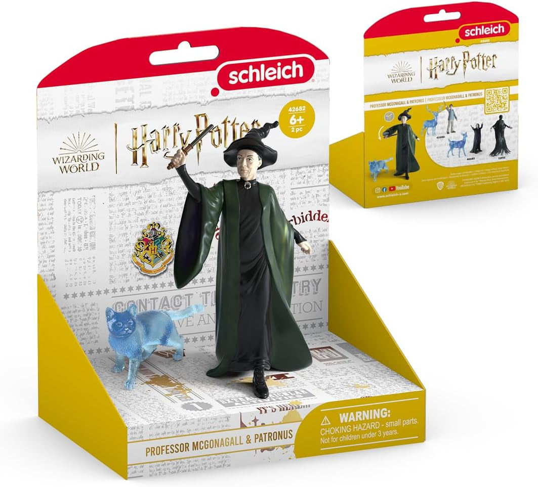 Schleich 42682 Professor McGonagall & Patronus, Od 6 let, HARRY POTTER - Hrací figurka, 16 X 11 X 18 cm Akční figurky Naty Shop