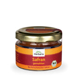 Herbaria Safran-Fäden bio 0,5g im Glas – Bio Saffron-Fäden aus dem Bericht Safran-Ort Taliouine v Maroku – Safranfäden v Premium Bio-Qualität – Saffron Premium - Safran première kategorie
