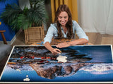 Ravensburger Puzzle 17081 - Hamnoy, Lofoty - 3000 dílkové puzzle pro dospělé a děti od 14 let, Norsko puzzle na šířku Puzzle Naty Shop