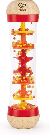 Hape rainmaker | mini hudební hračka s dřevěnými rolničkami, modrá Baby Toys Naty Shop Red