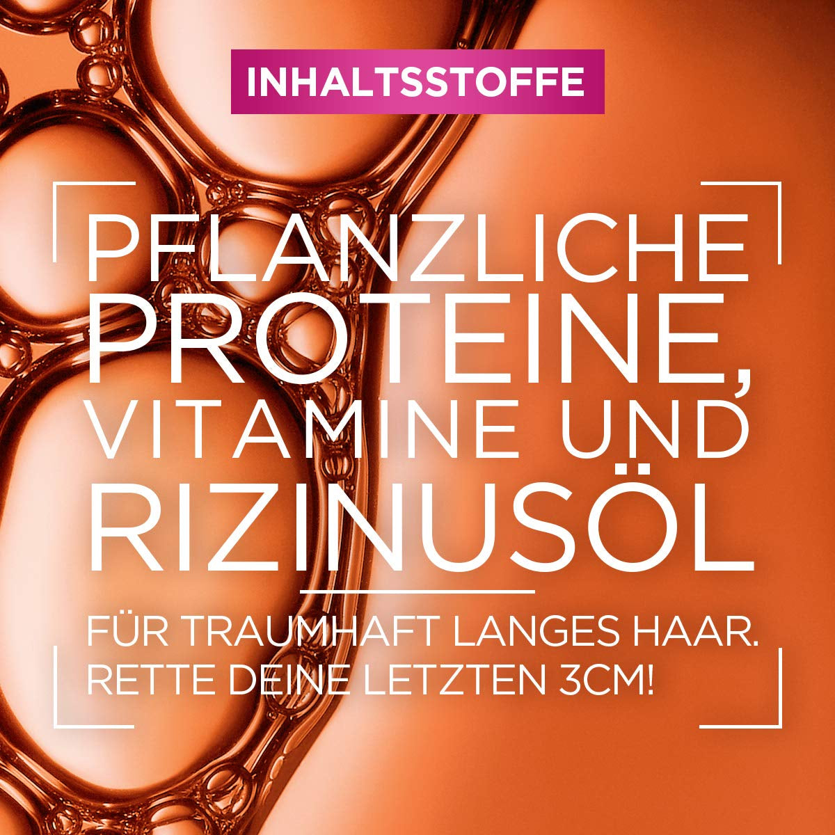 L'Oréal Paris Elvital maska na vlasy proti roztřepeným konečkům pro dlouhé, poškozené vlasy, Intenzivní oplachovací kúra, S rostlinnými vitamíny a ricinovým olejem, Maska Dream Length Super Build-up Mask, 1 x 300 ml Naty Shop Hair Mask