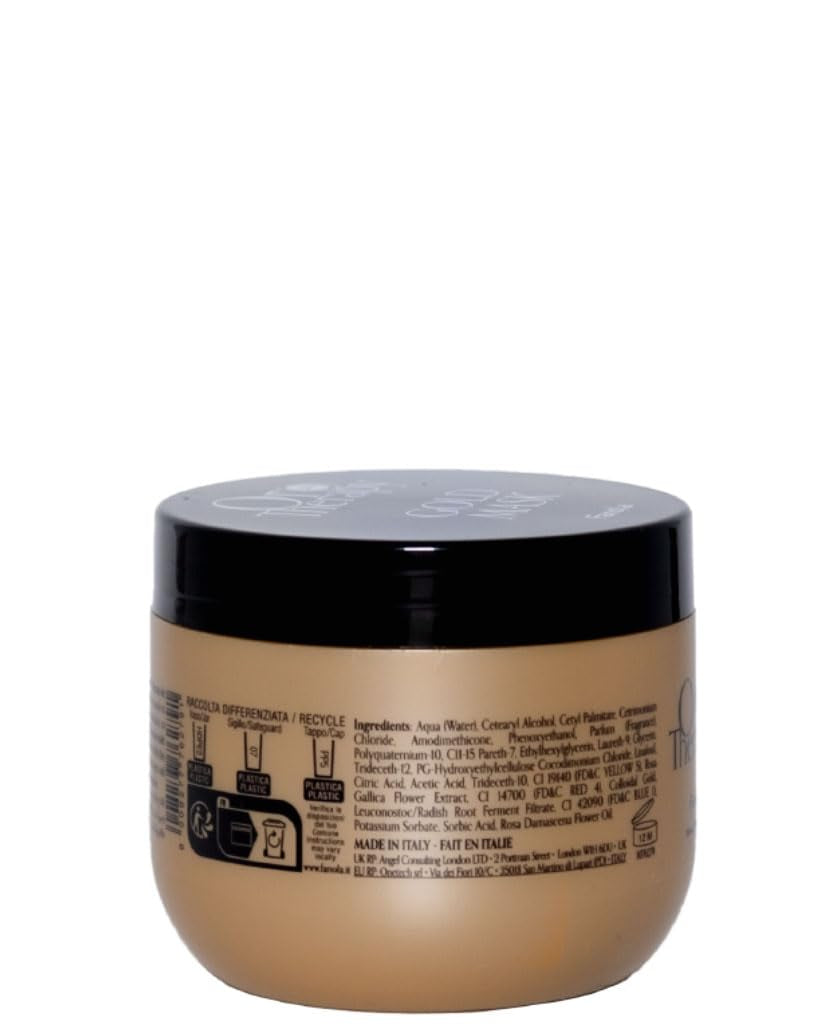 Fanola Orotherapy Gold Mask pro všechny typy vlasů, 300 ml Naty Shop vlasová maska