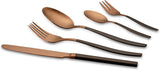 Sada příborů Echtwerk Positano Due-Bronze, Black Edition, 20 kusů, 4 osoby Kuchyň Naty Shop