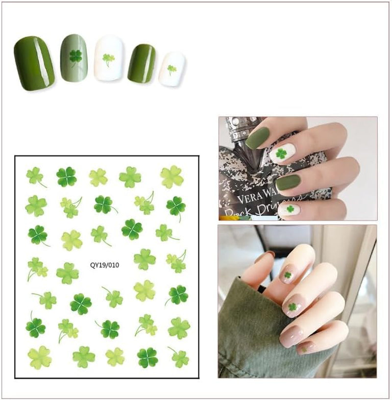 JMEOWIO Süße Nagelsticker Für Kinder 14 Blatt Nail Art Sticker Selbtklebend Nagelaufkleber Regenbogen Blumen Frucht Dekoration Nageldesign Zubehör