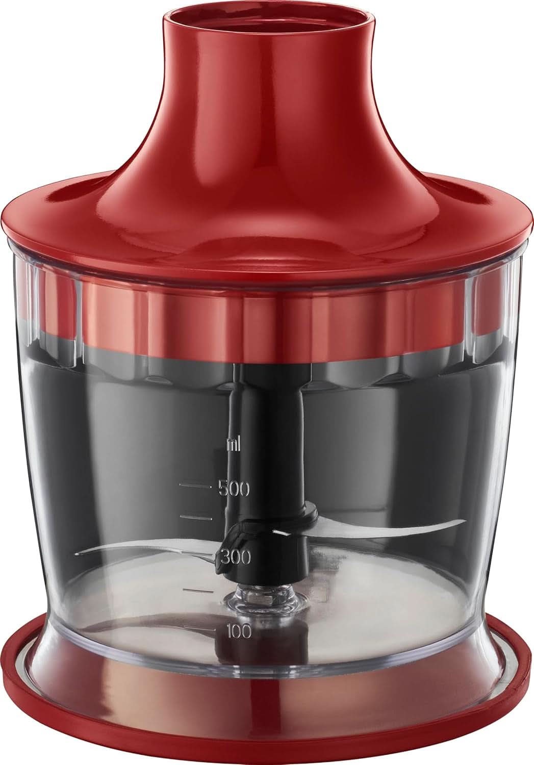 Russell Hobbs Stabmixer [3-v-1: Pürierstab/Zerkleinerer, Mixer- & Schneebesenaufsatz] Desire Rot (Bpa-Free & Spülmaschinenfestes Zubehör, Für Smoothie, Suppen Saucen, Joghurt Babynahrung) 24700-5