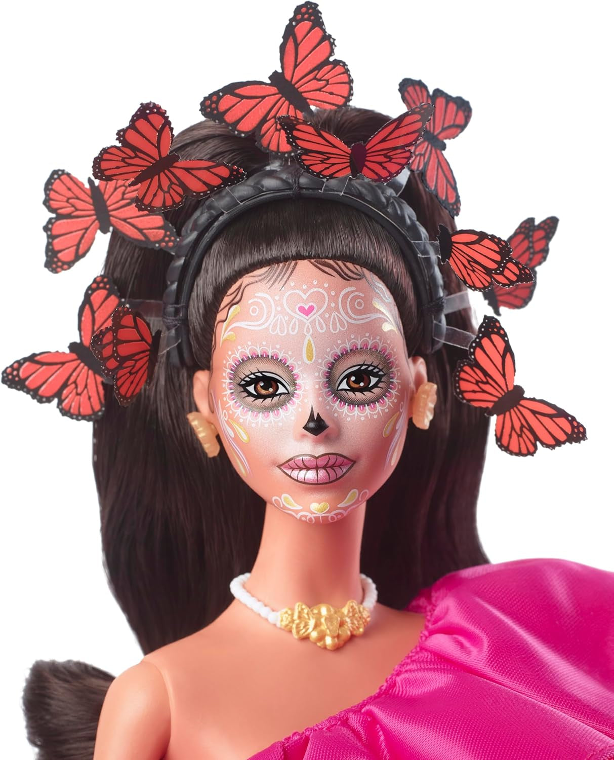 Panenka Day of the Dead Barbie – limitovaná edice s tradičními šaty a šperky, včetně stojanu a sběratelského certifikátu, pro sběratele a fanoušky od 6 let, HJX14