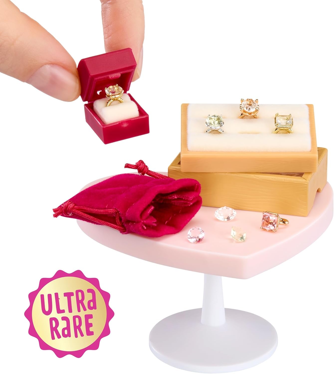 MGA Miniverse – Make It Mini with Love – Mini sběratelské předměty, DIY Resin Craft Kit, valentýnská série, repliky jídla, nejedlé – pro sběratele a děti od 8 let