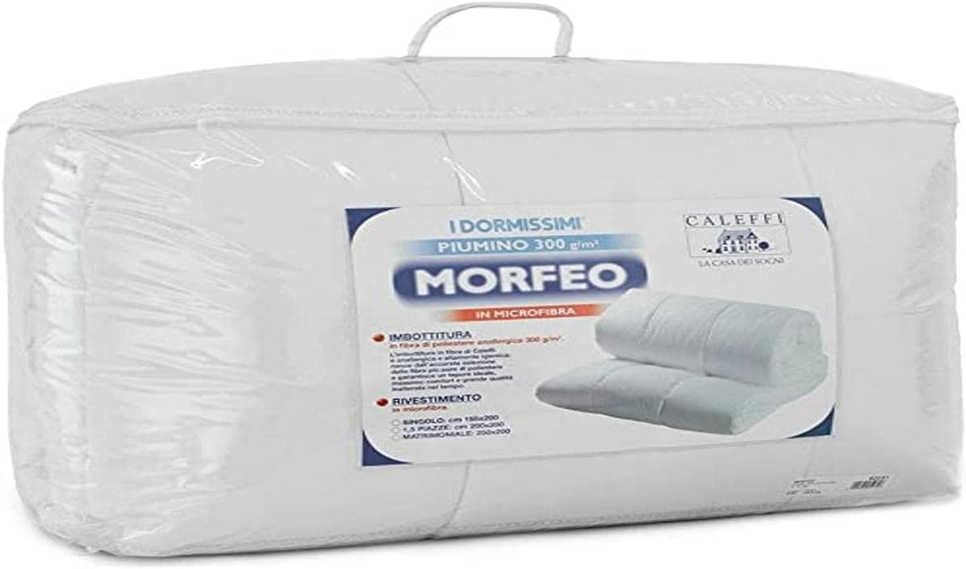 Caleffi Morfeo Polyesterová péřová bunda Mikrovlákno Jednovelikostní francouzská postel Přikrývky a přikrývky Naty Shop Výchozí název