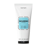 Kemon - Nourish Mask, výživná maska pro lámavé, suché a kudrnaté vlasy, na bázi bambuckého másla, podporuje rozčesávání, pro jemné vlasy, 200 ml Naty Shop Hair Mask Výchozí název