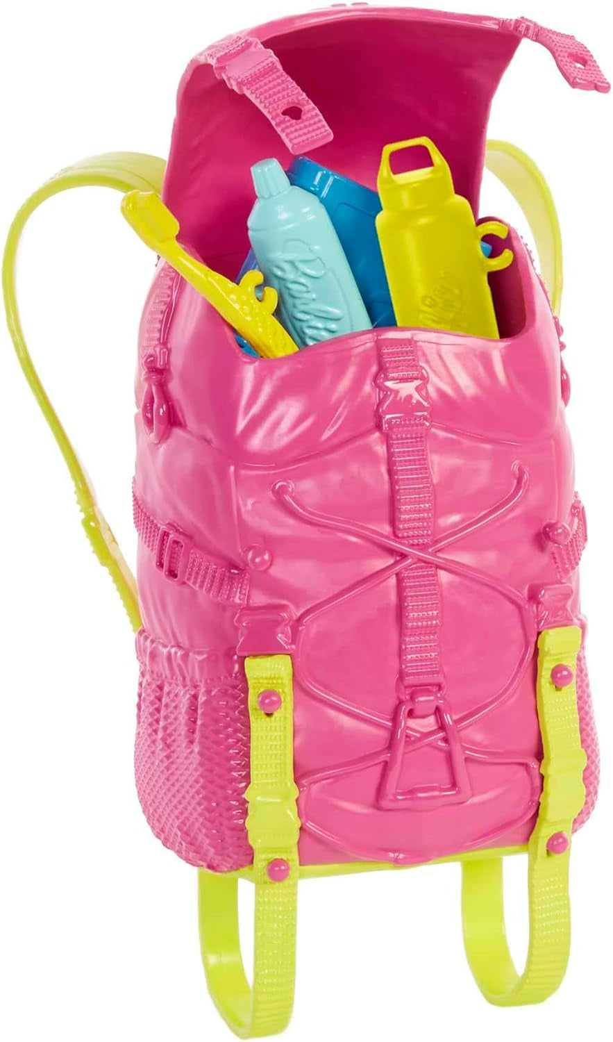Panenka Barbie HDF74 ve dvou baleních! Brooklyn Camping Doll (bruneta se zapletenými copánky, cca 29 cm) se štěnětem, batohem, spacím pytlem, 10 kempingovými doplňky, dárek pro děti od 3 let