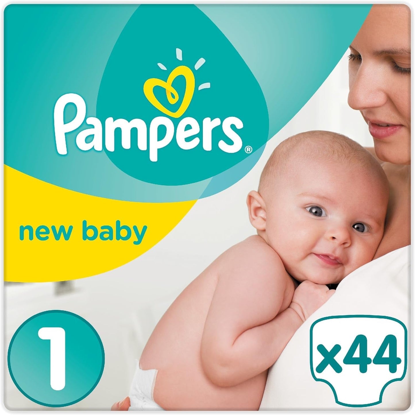 Pampers New Baby velikost 1 Novorozenec 2-5 kg ​​​​Přepravní balení, balení 4 ks (4 x 23 kusů)
