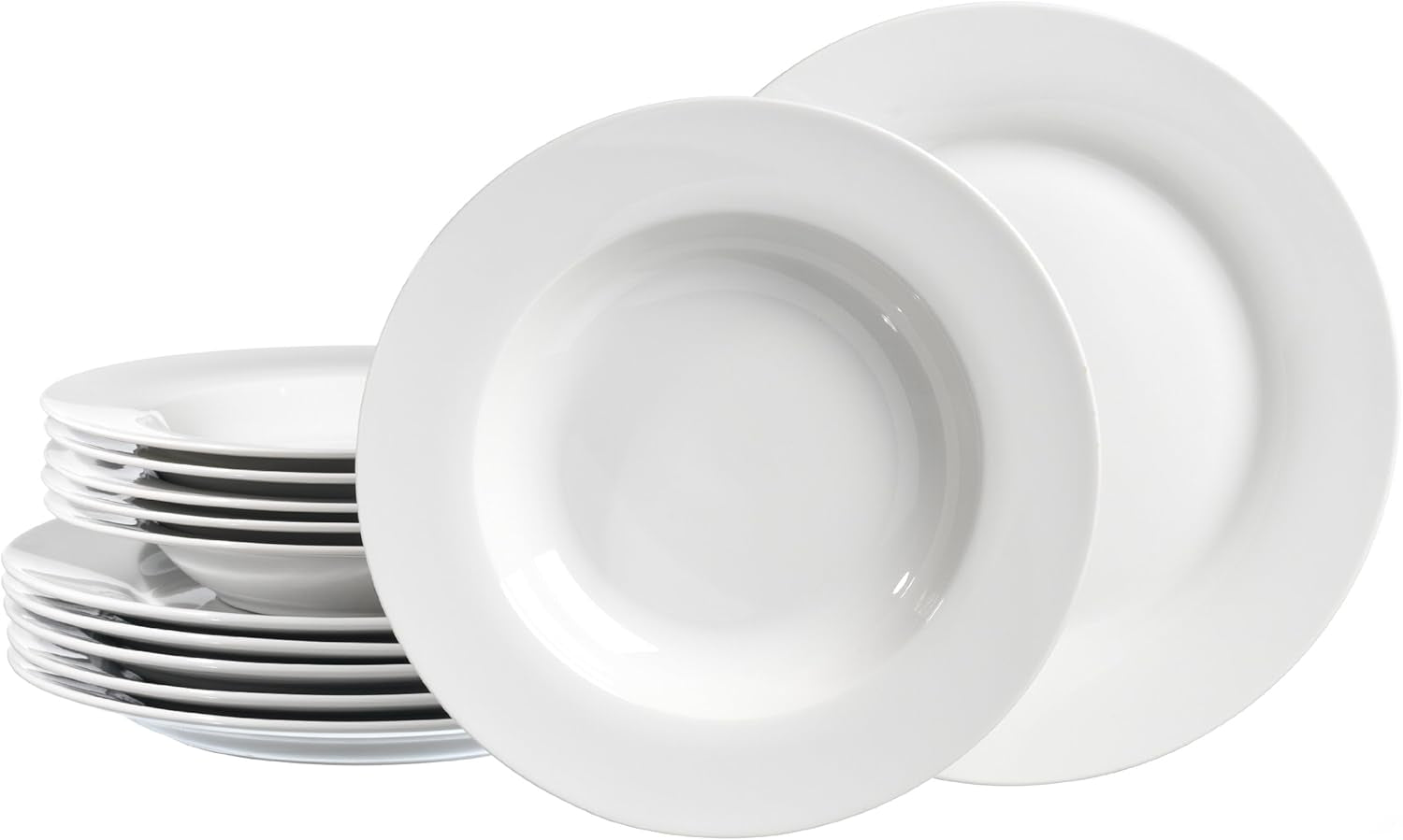 Jídelní sada Ritzenhoff & Breker Bianco, 12 kusů, porcelán