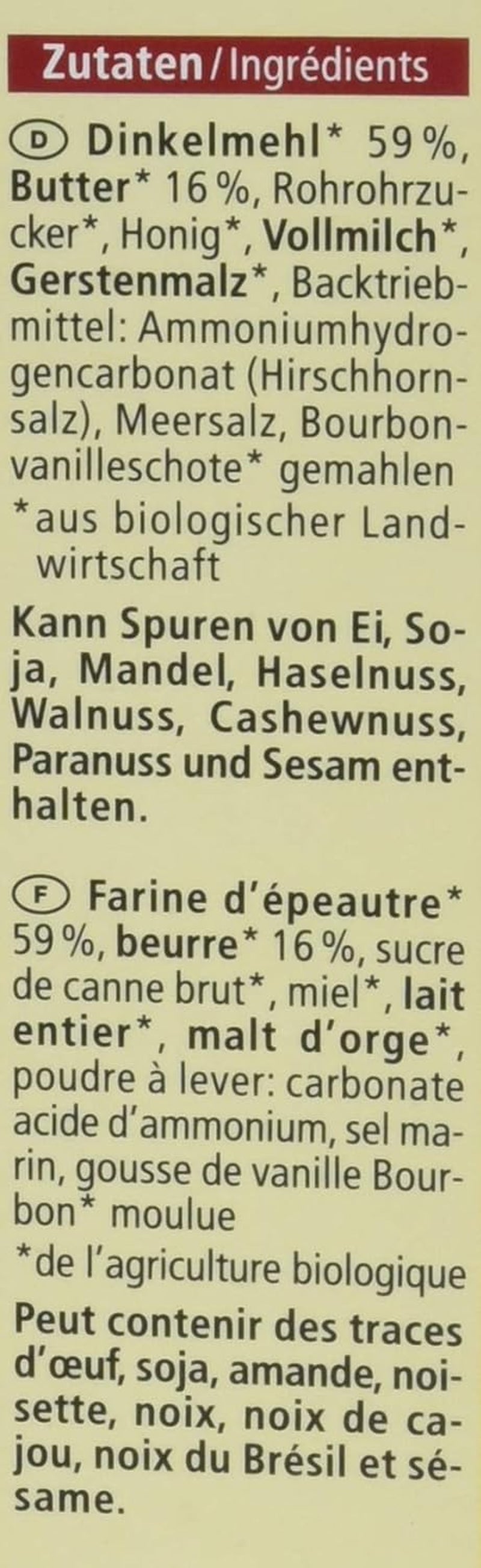 Sušenky s BIO špaldovým máslem, 150g