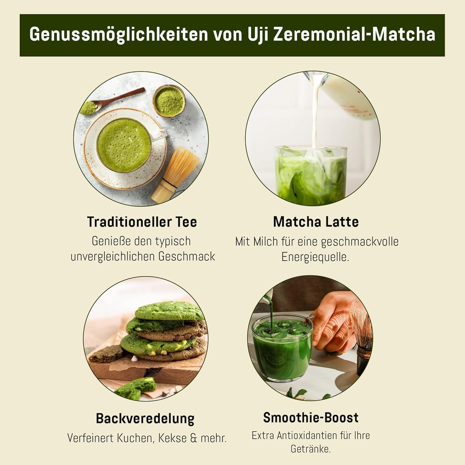Ceremonial Grade UJI – 30g Box – Bio – 100% japonská Matcha – První sklizeň – Pure Matcha – Mletá