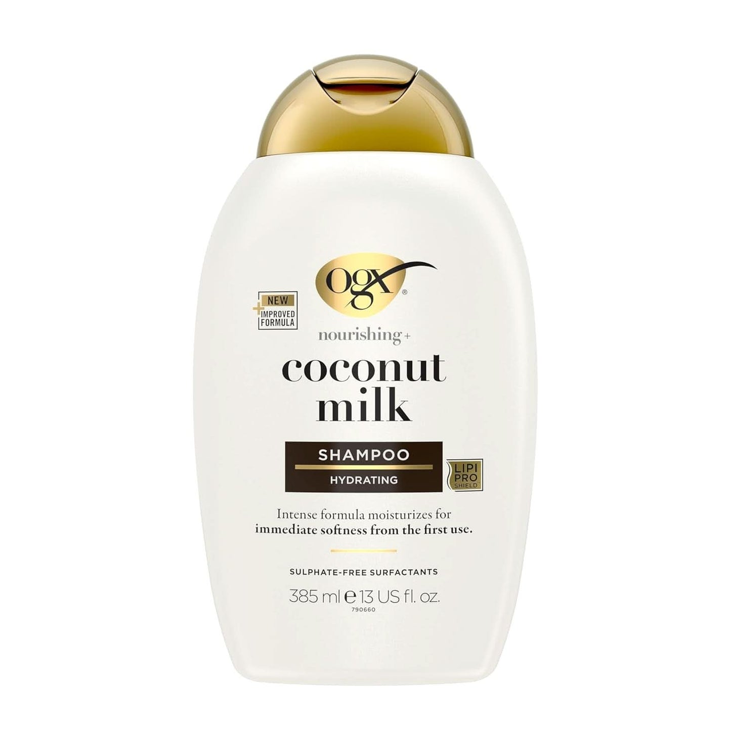 Šampon s kokosovým mlékem OGX (385 ml), hydratační účinek Sprcha a koupel Naty Shop 385 ml