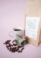 Mama's Coffee Pleasure®binky - zrnka espressa bez kofeinu Cremoso - přírodní bezkofeinace CO² - jemně pražené v Itálii - ideální během a po těhotenství