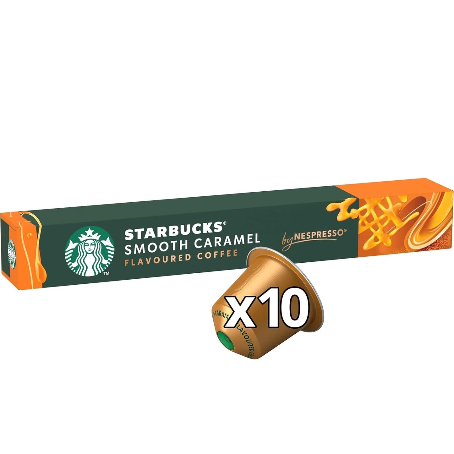 STARBUCKS od Nespresso, Helle Röstung, Karamell Aromatischen Kaffeekapseln 6 x 10 (60 Kapseln)