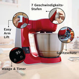 Kuchyňský robot Bosch Series 4 MUM5X720, integrovaná váha, nerezová mísa 3,9L, mixér 1,25L, 1000W Příslušenství Potraviny a kojení Bebe Naty Shop