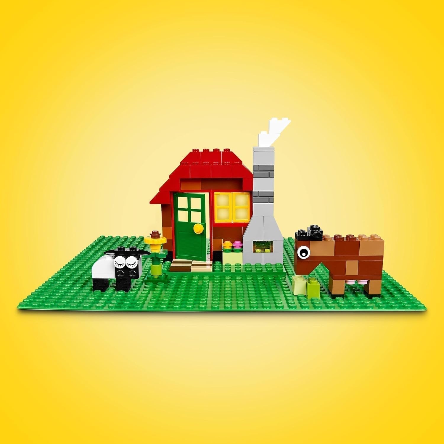 LEGO 11023 Zelená klasická stavební deska, čtvercová základní deska s prohlubněmi 32x32 jako základna pro stavění a další sady LEGO Stavebnice Besuche den LEGO-Store
