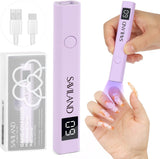 Saviland U V Lampe Für Gelnägel: Mini U V Lampe Für NägelSchützen Sie Die Haut Wiederaufladbar Klein LED Nagellack Trocknergerät Für Nagellack Aufbaugel Tipy na nehty Nagelkleber Geschenke Für Frauen