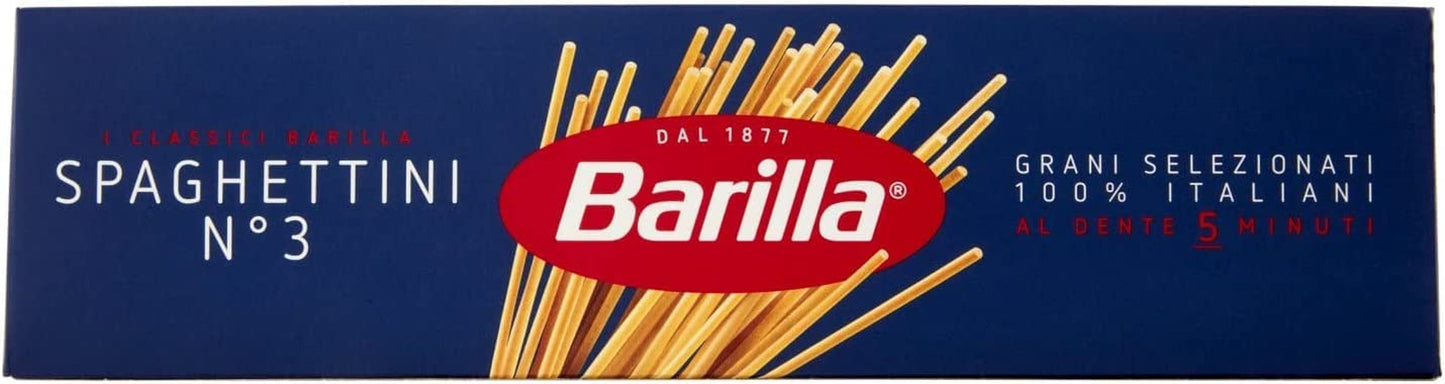Barilla Pasta Klassische Spaghetti n.5 aus vysoce kvalitní Hartweizen immer al dente, (1 x 500 g), bez chuti