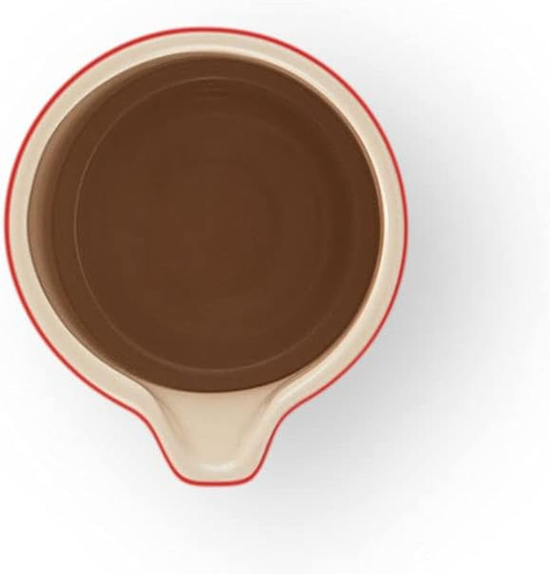 Kameninový hrnek na mléko Le Creuset, 150 ml, třešňová červená, 91051700060099