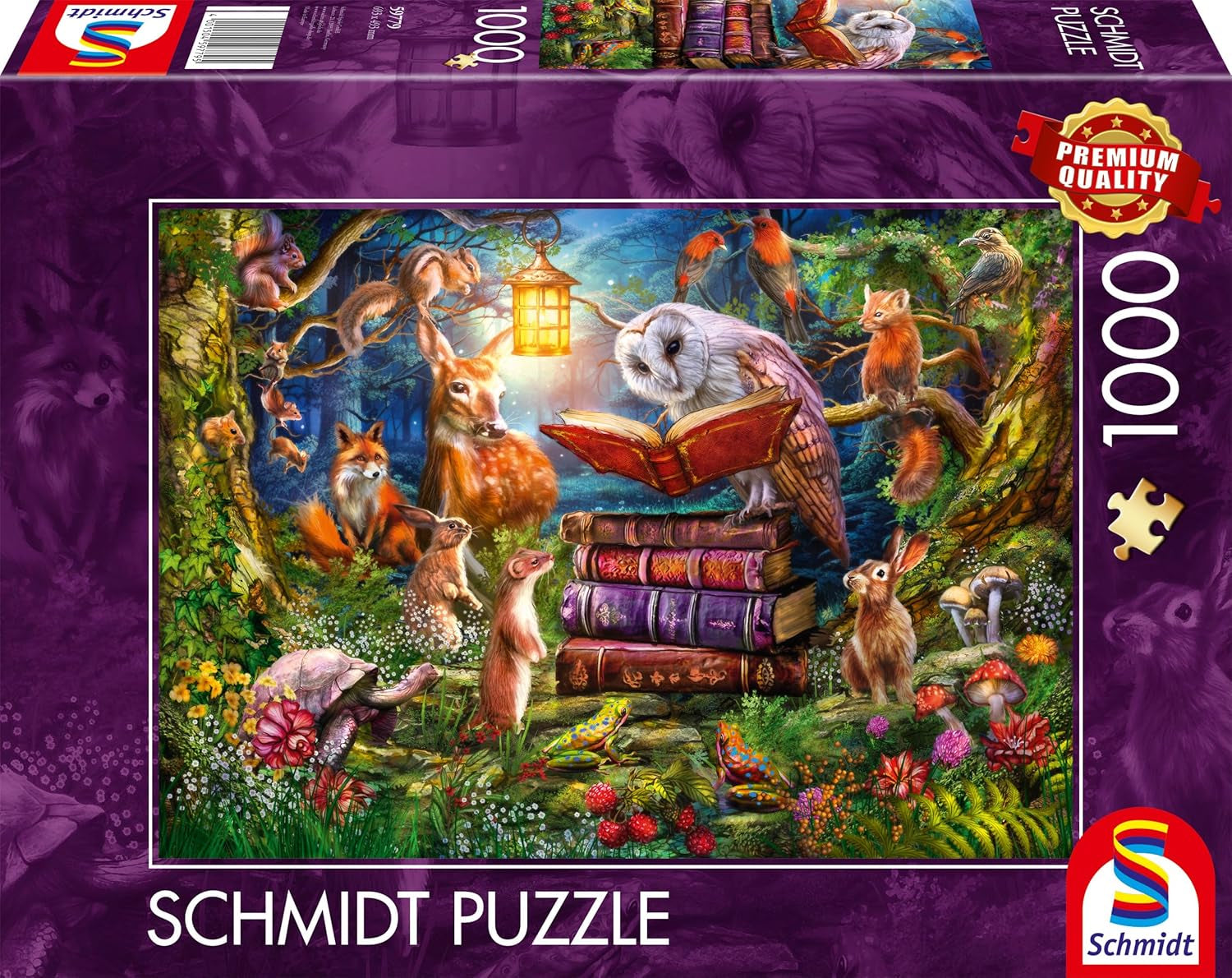Schmidt Spiele 59779 Tales of the Forest at Night 1000dílné puzzle Naty Shop Výchozí název