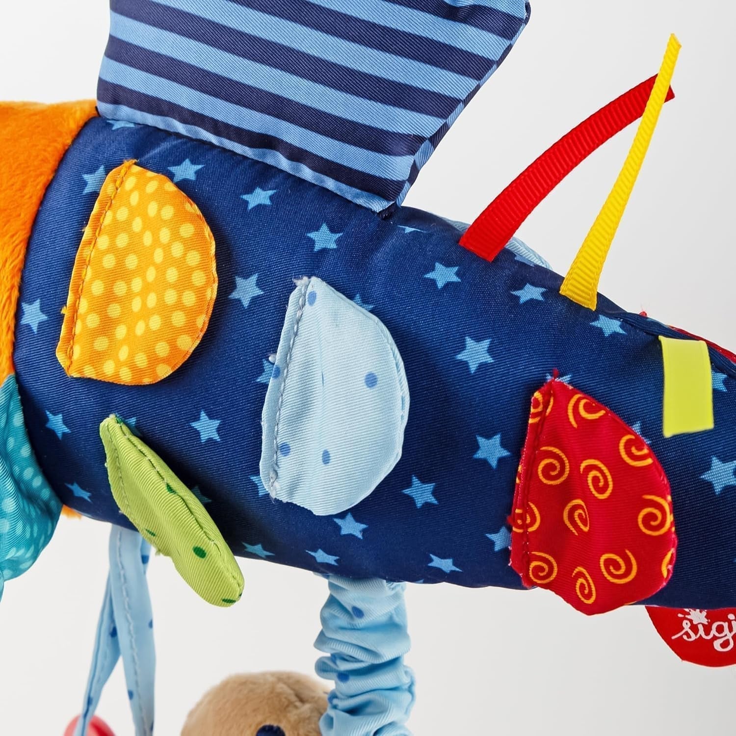 SIGIKID 40104 Active fish Baby Activity PlayQ Hračka pro děti dívky a chlapce doporučeno od 3 měsíců vícebarevné Baby Toys Naty Shop