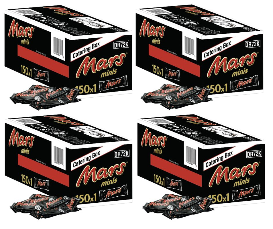 Čokoládové tyčinky Mars Minis | Velké balení čokolády | Karamel | 150 x 18 g