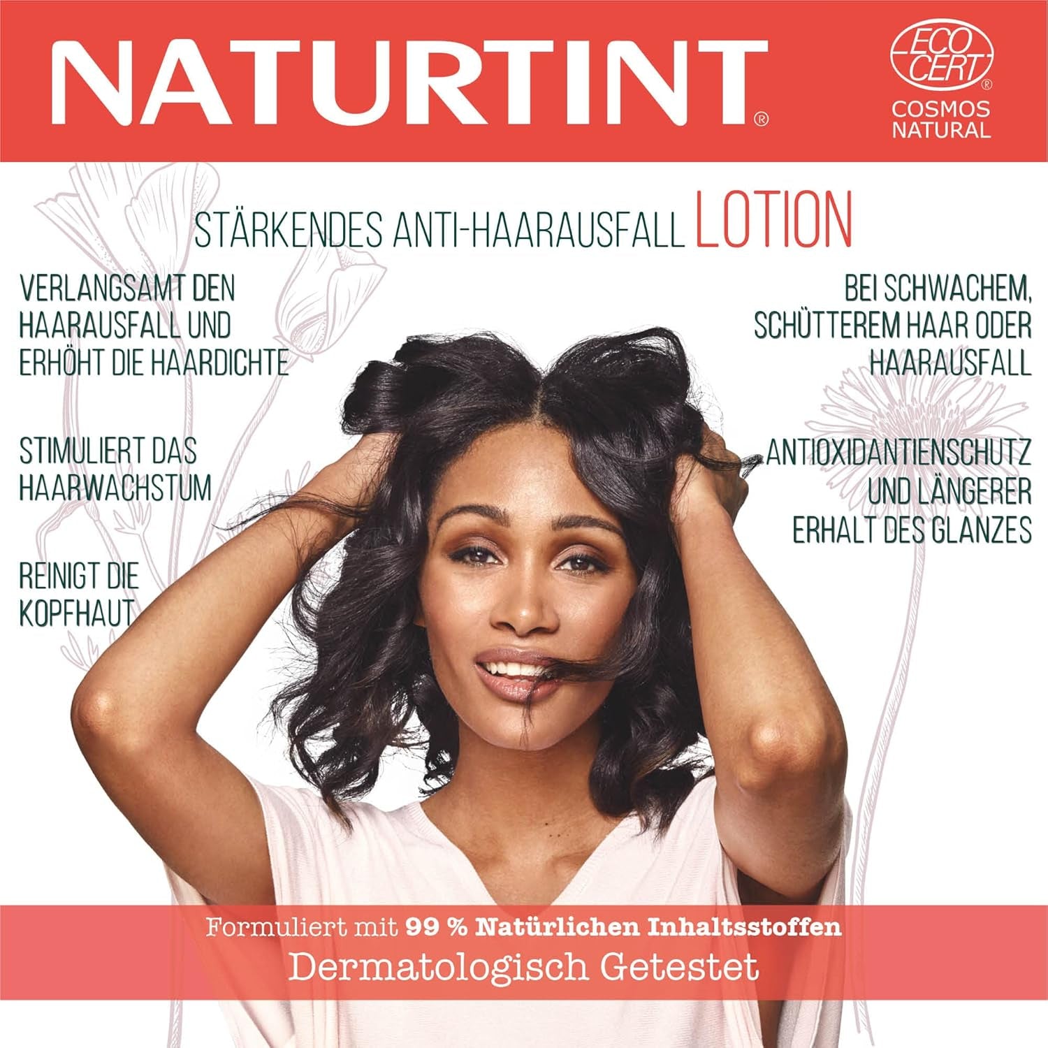 Naturtint, Posilující mléko proti vypadávání vlasů, 125 ml Naturtint vlasová péče