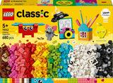 LEGO Classic Creative Fun Box, Barevné stavebnice pro nápadité hraní rolí, Stavebnice pro začátečníky, Hračky pro dívky a chlapce od 5 let, Přestavitelné modely 11042 Stavebnic Besuche den LEGO-Store
