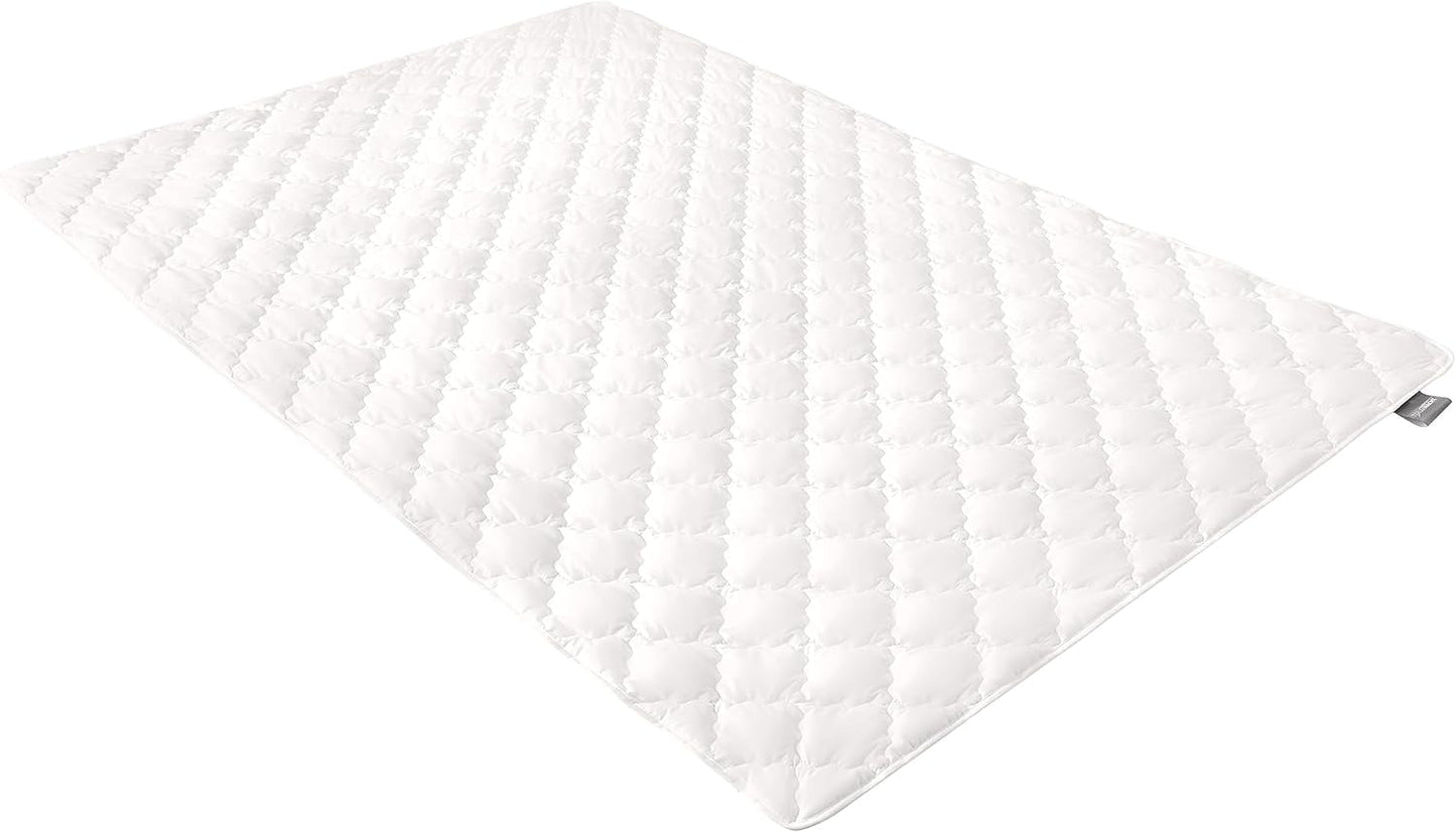 Bambusový polštář Traumnacht s bambusovým vláknem, hypoalergenní, antibakteriální sada polštářů na zip, 2 polštáře 40X80Cm, certifikace Oeko-Tex, vyvinutý v Německu Standardní polštáře Naty Shop 155X220 cm Deka