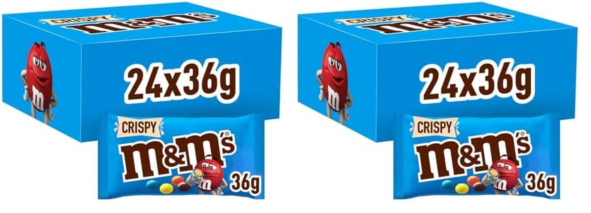 M&M's Arašídové čokoládové hromadné balení 24 x 45 g Čokoláda Čokoláda s arašídovou příchutí Čokoláda (1080 g) Ideální jako pamlsek na téma fotbal
