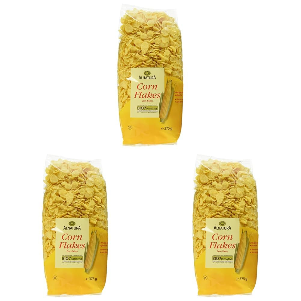 Bio kukuřičné lupínky, bez lepku, 375 g