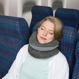 Luxusní polštářek Wrap-N-Rest, tmavě šedá/světle šedá