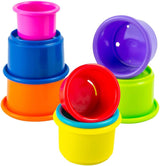 LAMAZE Octivity Time Baby Senzorická hračka, Soft Baby Play and Discovery, Chobotnice Batole Vhodné od 6 měsíců, chlapce a dívky starší 1 roku Hračky Naty Shop Stohovací hrnek